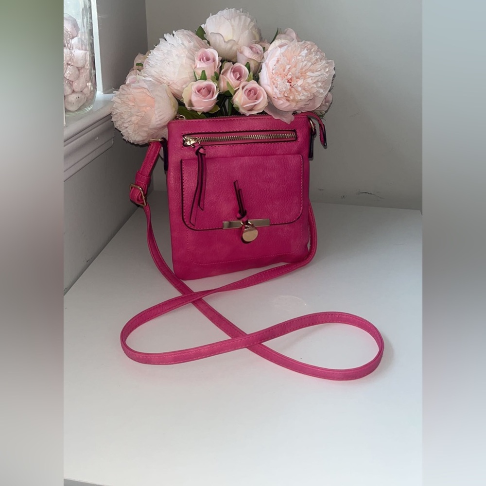 Small Hot Pink crossbody